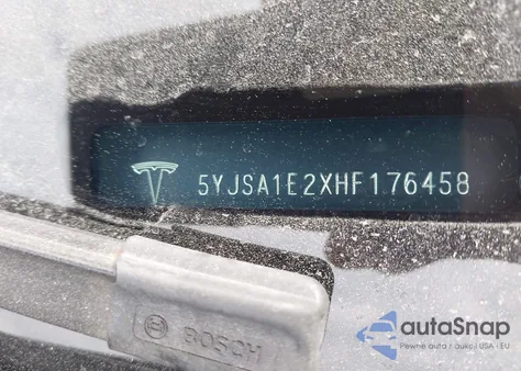 2017 Tesla Model S 100D/60D/75D/90D/P100D z USA, uszkodzony, nr VIN 5YJSA1E2XHF176458